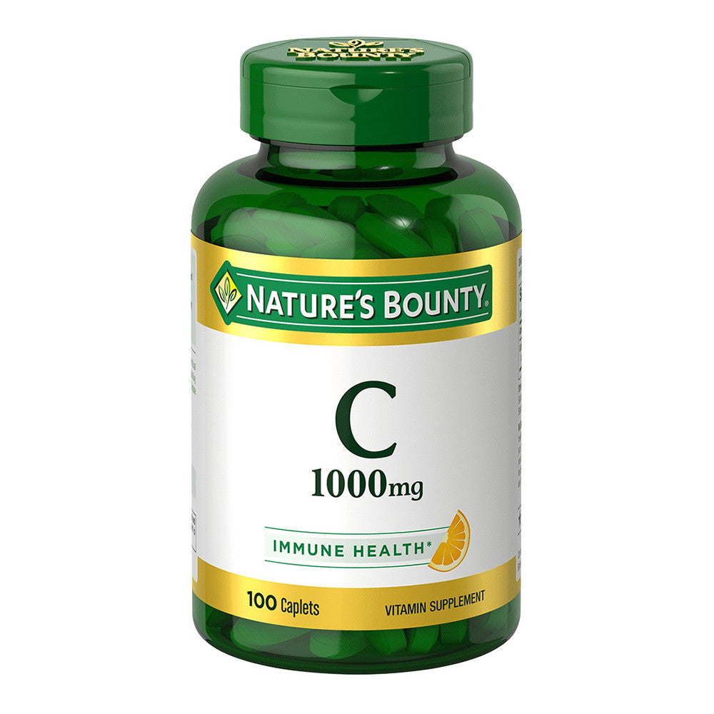 Natures Bounty Pure Vitamin C 1000Mg Caplets, 100 Ea